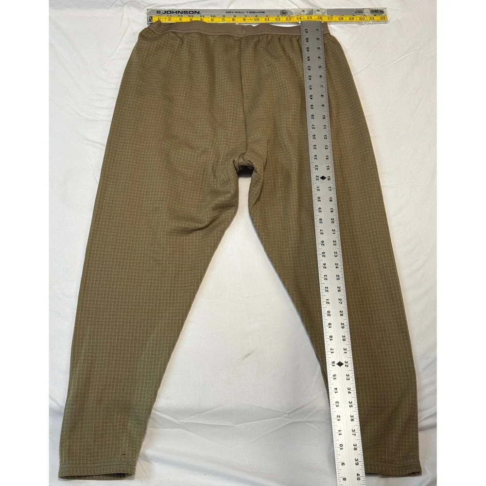 Tru-Spec Gen III Level 2 ECWCS Thermal Bottoms Coyote Brown Grid Fleece Pants L